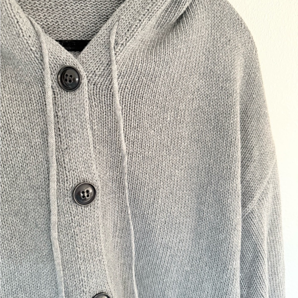 NWT Commense Button Drawstring Hooded Sweater NWT - image 4